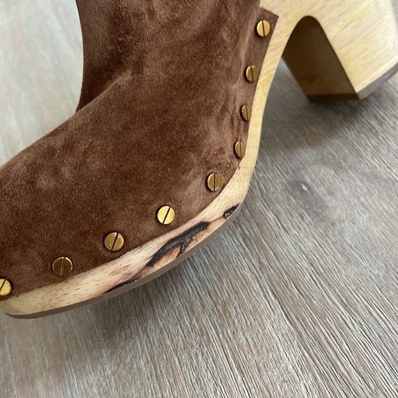 Veronica Beard Dacey Suede clog slip on mule 10.5 - Picture 6 of 6